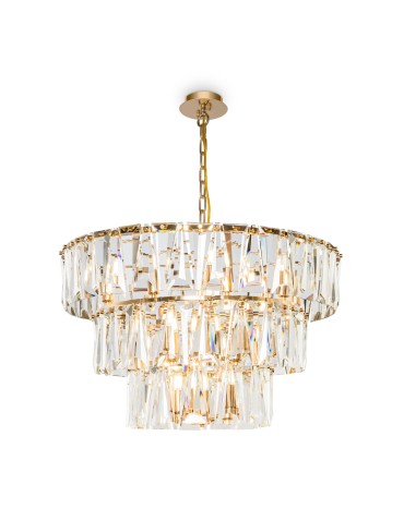 Maytoni Puntes Pendant E14 18x40W Gold MOD043PL-18G