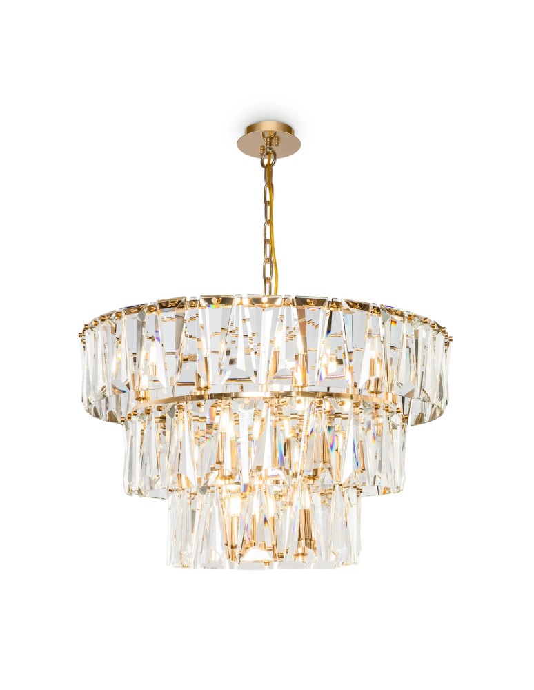 Pendant lamps - Maytoni Puntes Pendant E14 18x40W Gold MOD043PL-18G - product kolory-swiatla.pl 1