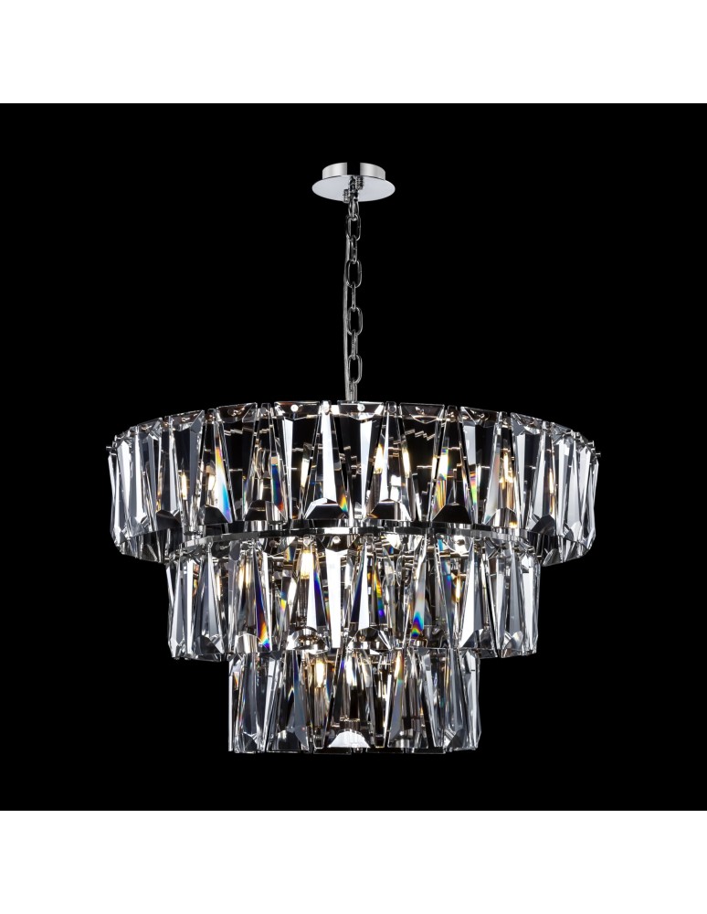 Pendant lamps - Maytoni Puntes Pendant E14 18x40W Chrome MOD043PL-18CH - product kolory-swiatla.pl 2