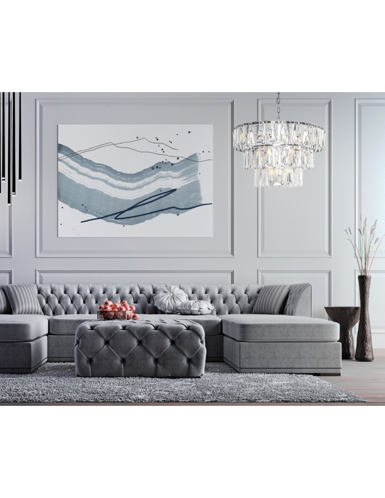 Pendant lamps - Maytoni Puntes Pendant E14 18x40W Chrome MOD043PL-18CH - product kolory-swiatla.pl 3