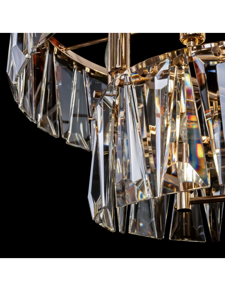 Glamour chandeliers - Maytoni Puntes Pendant E14 12x40W Pink Gold MOD043PL-12G - product kolory-swiatla.pl 5