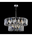Glamour chandeliers - Maytoni Puntes Pendant E14 12x40W Chrome MOD043PL-12CH - product 2