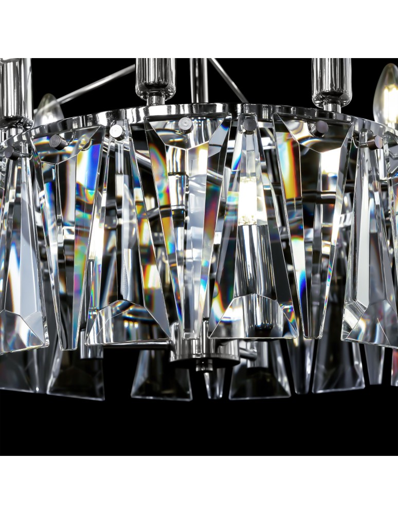 Glamour chandeliers - Maytoni Puntes Pendant E14 12x40W Chrome MOD043PL-12CH - product kolory-swiatla.pl 4