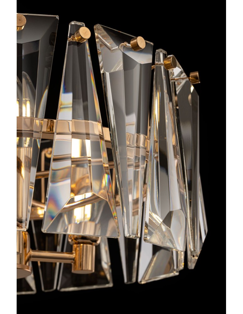 Glamour chandeliers - Maytoni Puntes Pendant E14 4x60W Pink Gold MOD043PL-04G - product kolory-swiatla.pl 4