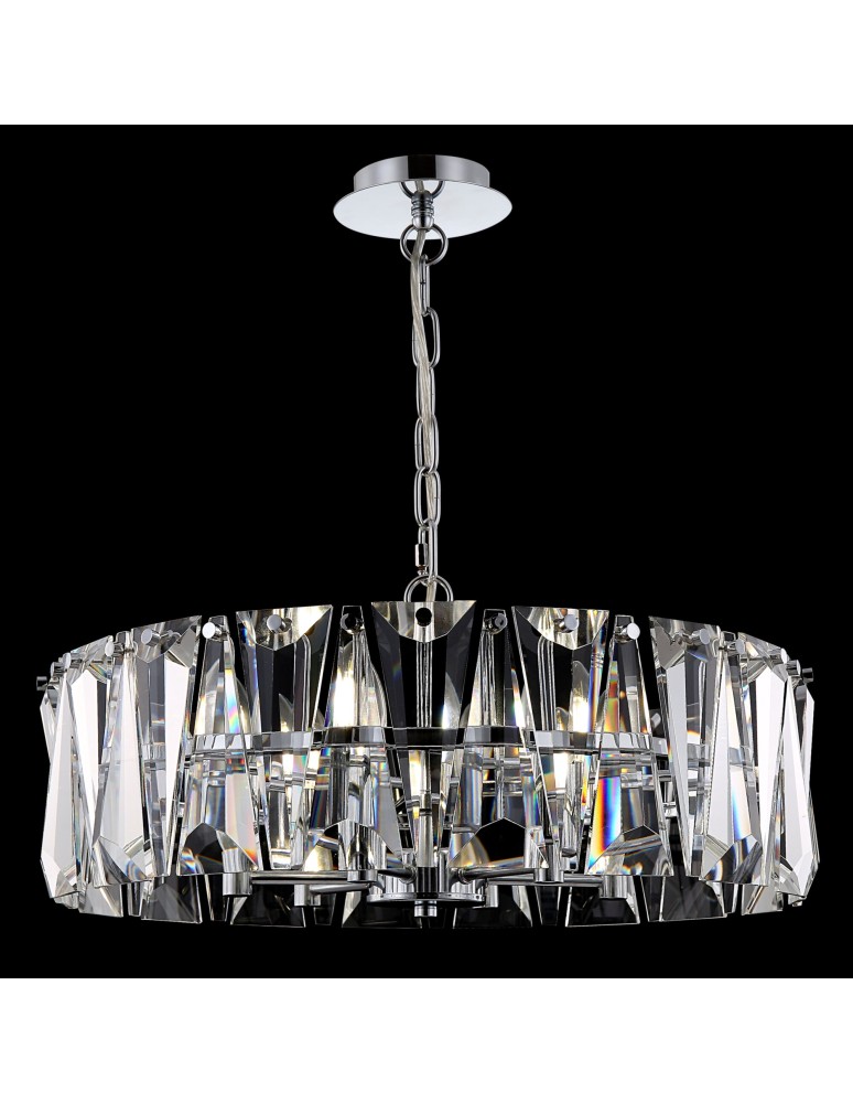 Glamour chandeliers - Maytoni Puntes 6xE14 60W pendant MOD043PL-06CH chrome - product kolory-swiatla.pl 2