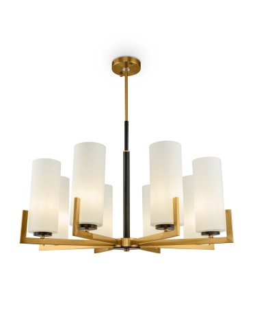 Maytoni Fortano Chandelier E27 8x40W Brass MOD089PL-08BS