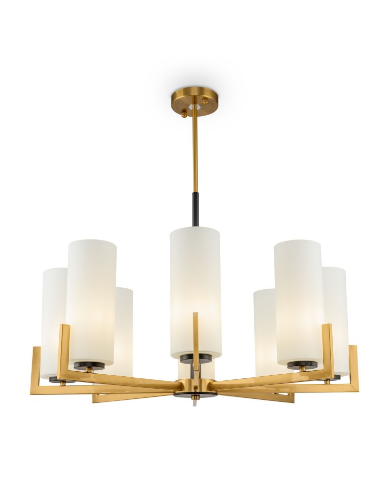 Modern chandeliers - Maytoni Fortano Chandelier E27 8x40W Brass MOD089PL-08BS - product kolory-swiatla.pl 3