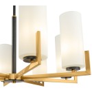 Modern chandeliers - Maytoni Fortano Chandelier E27 8x40W Brass MOD089PL-08BS - product 4