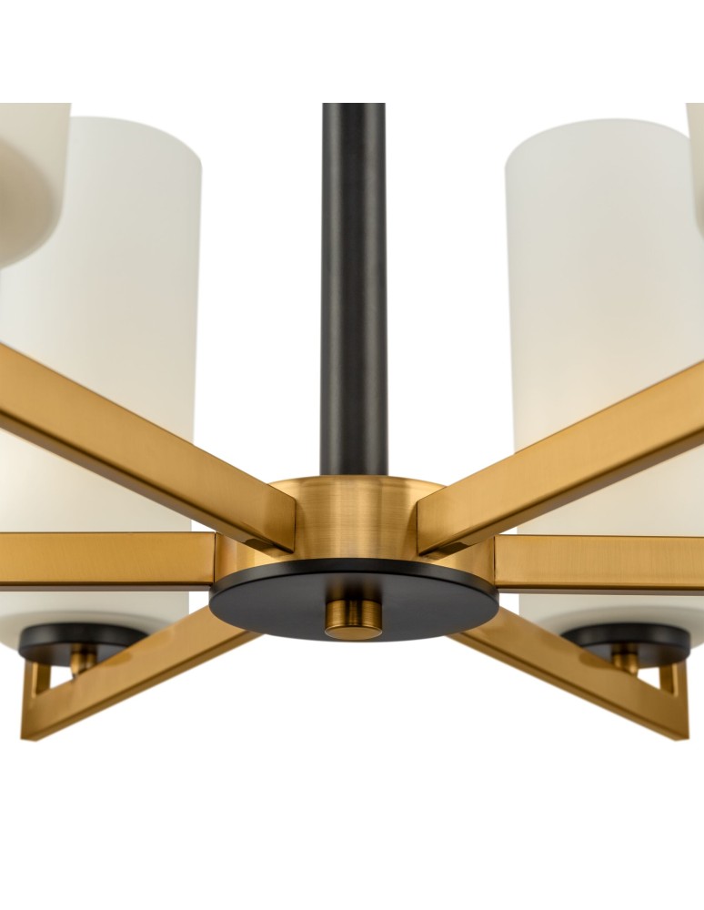 Modern chandeliers - Maytoni Fortano Chandelier E27 6x40W Brass MOD089PL-06BS - product kolory-swiatla.pl 2