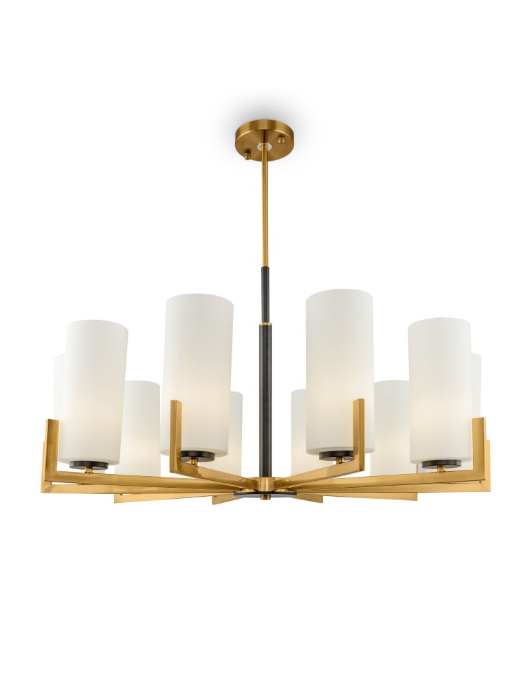Modern chandeliers - Maytoni Fortano Chandelier E27 10x40W Brass MOD089PL-10BS - product kolory-swiatla.pl 1