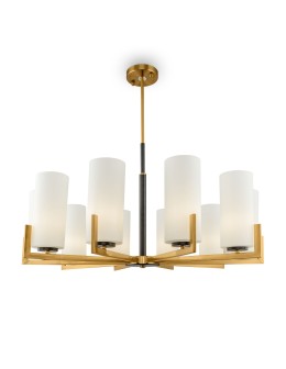 Maytoni Fortano Chandelier E27 10x40W Brass MOD089PL-10BS