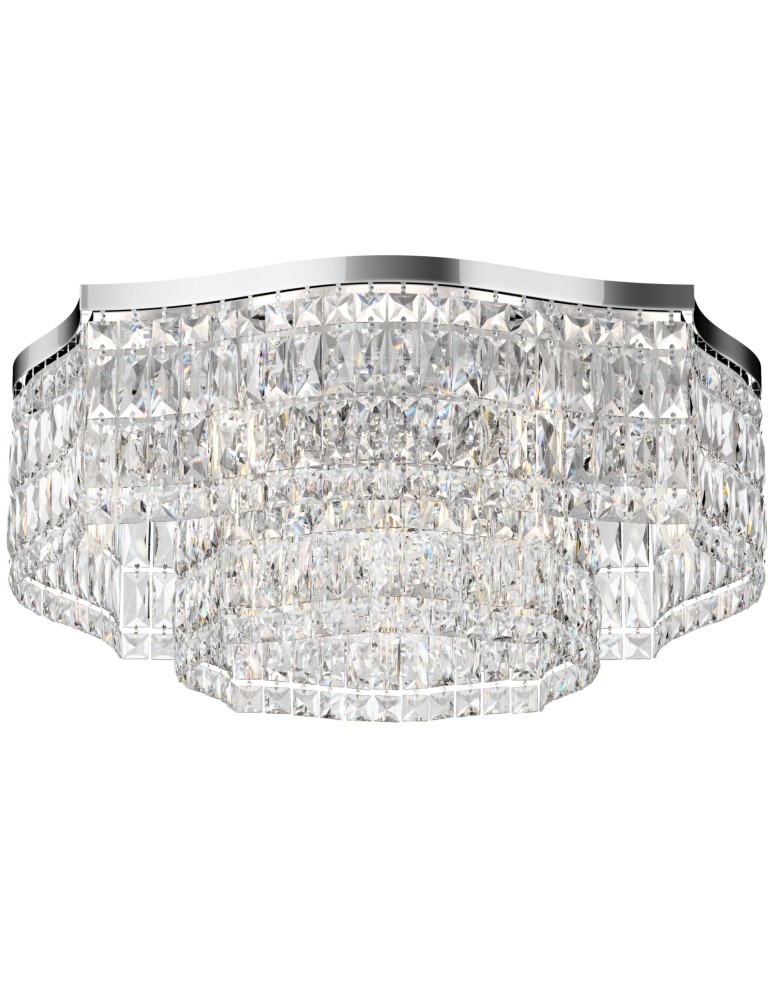 Ceiling lamps with crystals - Maytoni Dune 10xE14 60W ceiling DIA005CL-10CH chrome - product kolory-swiatla.pl 1