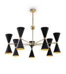 Modern chandeliers - Maytoni Vesper Pendant E14 14x40W Black Gold MOD108PL-14GB - product 1