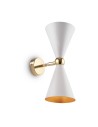 Maytoni Vesper Ścienna E14 2x40W   Biały  Złoty MOD108WL-02WG