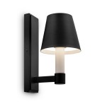 Wall lamps with lampshade - Maytoni Tet-a-tet Wall-mounted E14 1x40W Black MOD104WL-01B - product 1
