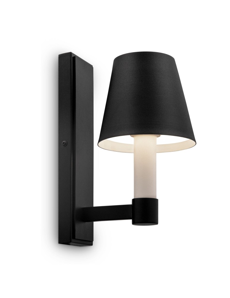 Wall lamps with lampshade - Maytoni Tet-a-tet Wall-mounted E14 1x40W Black MOD104WL-01B - product kolory-swiatla.pl 1