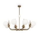 Modern chandeliers - Maytoni Rendez-vous Pendant E14 8x40W Brass MOD109PL-08BS - product 1