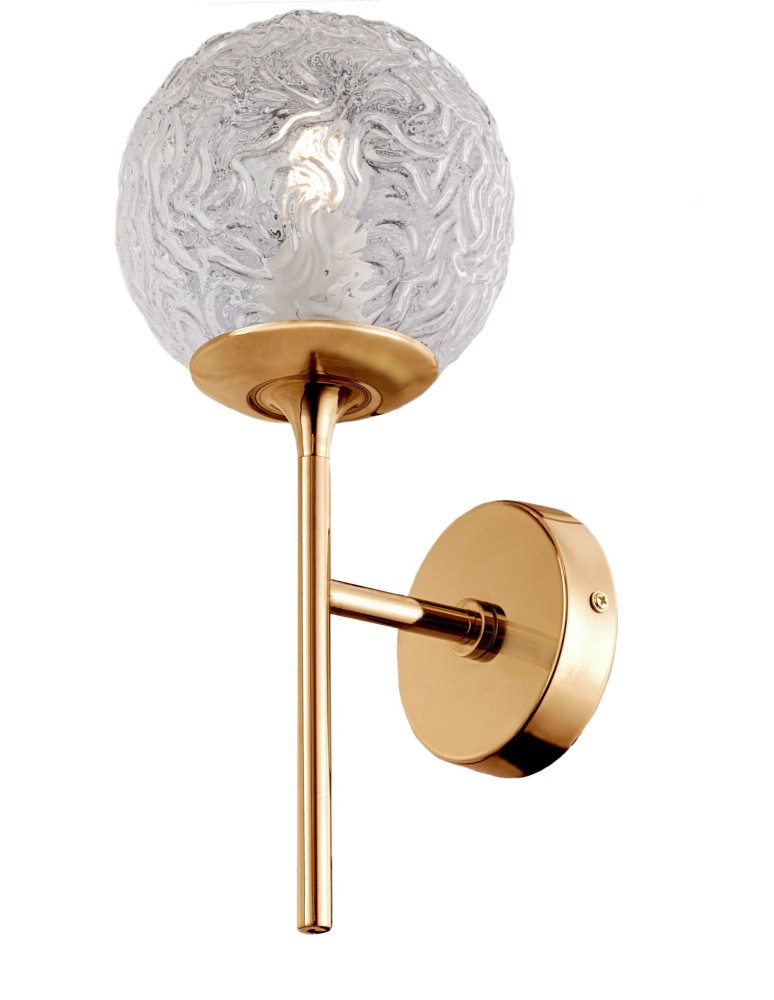 Wall lamps spheres - Maytoni Ligero Wall Mounted E27 1x40W Brass MOD061WL-01BS - product kolory-swiatla.pl 1