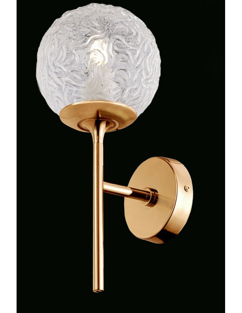 Wall lamps spheres - Maytoni Ligero Wall Mounted E27 1x40W Brass MOD061WL-01BS - product kolory-swiatla.pl 2