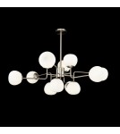 Pendant lamps spheres - Maytoni Erich 12xE14 40W chandelier MOD221-PL-12-N nickel - product 2