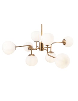 Maytoni Erich 8xE14 40W chandelier MOD221-PL-08-G brass