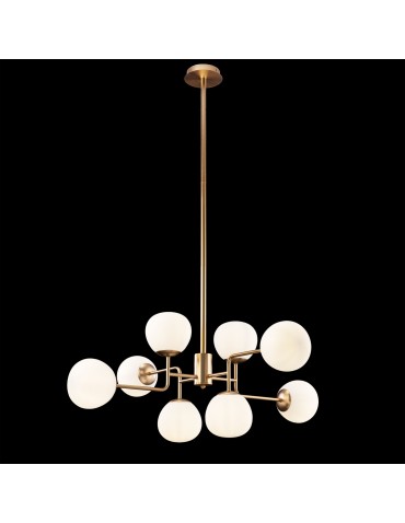 Maytoni Erich 8xE14 40W chandelier MOD221-PL-08-G brass - product 2