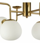 Pendant lamps spheres - Maytoni Erich 8xE14 40W chandelier MOD221-PL-08-G brass - product 6