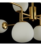 Pendant lamps spheres - Maytoni Erich 8xE14 40W chandelier MOD221-PL-08-G brass - product 7