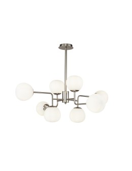 Maytoni Erich 8xE14 40W pendant MOD221-PL-08-N nickel