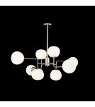Pendant lamps spheres - Maytoni Erich 8xE14 40W pendant MOD221-PL-08-N nickel - product 2