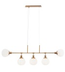 Pendant lamps spheres - Maytoni Erich 5xE14 40W pendant MOD221-PL-05-G brass - product 1