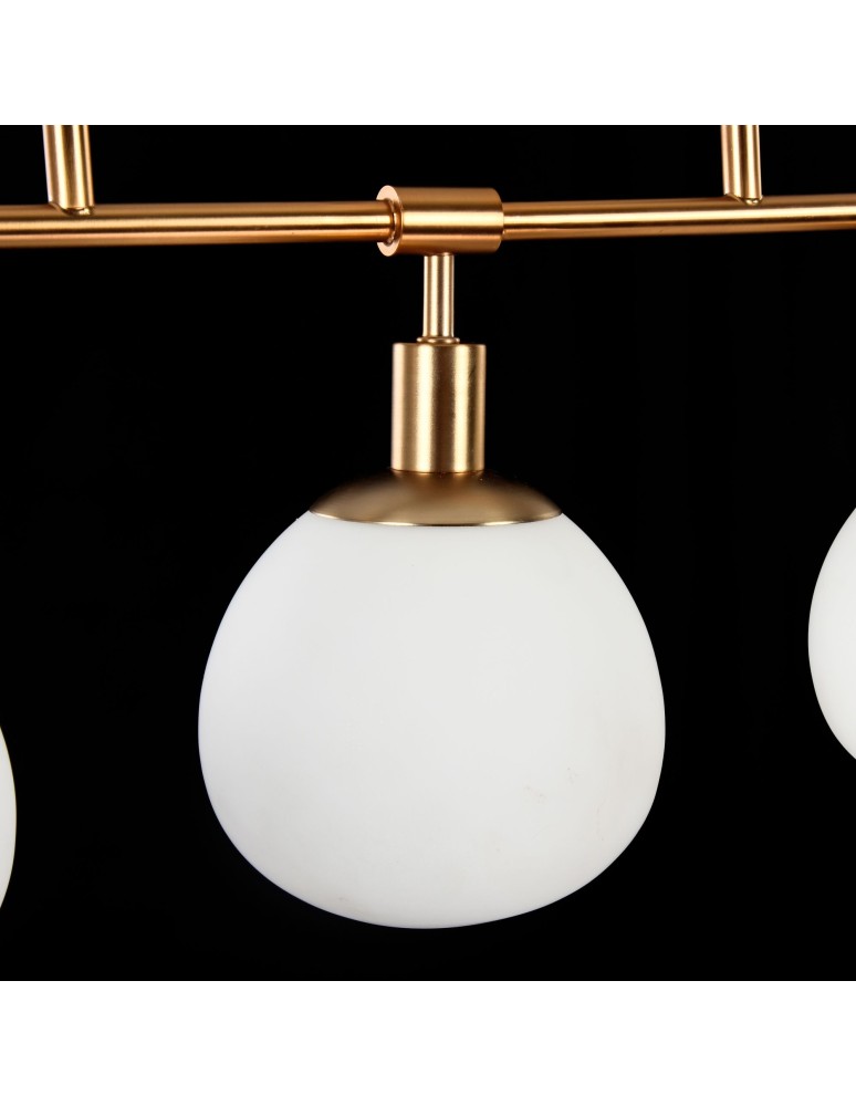 Pendant lamps spheres - Maytoni Erich 5xE14 40W pendant MOD221-PL-05-G brass - product kolory-swiatla.pl 6
