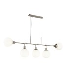 Pendant lamps spheres - Maytoni Erich 5xE14 40W pendant MOD221-PL-05-N nickel - product 1