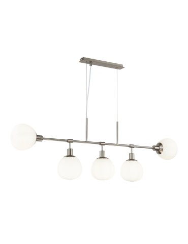 Maytoni Erich 5xE14 40W pendant MOD221-PL-05-N nickel