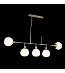 Pendant lamps spheres - Maytoni Erich 5xE14 40W pendant MOD221-PL-05-N nickel - product 2