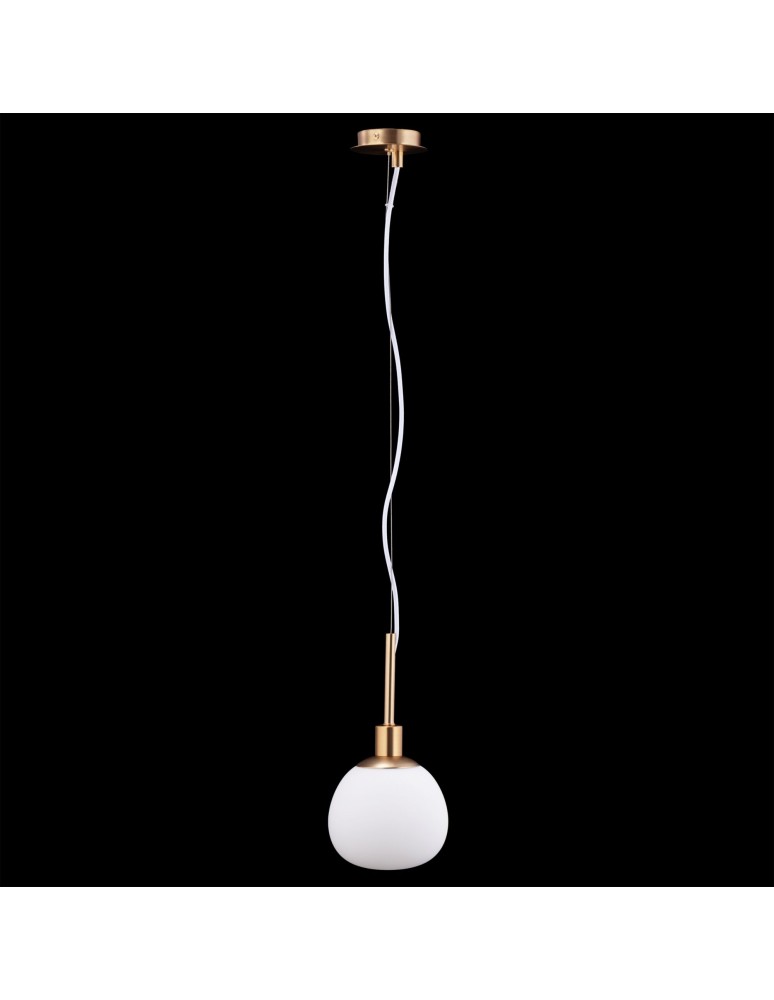 Brass-colored pendant lamps - Maytoni Erich 1xE14 40W pendant MOD221-PL-01-G brass - product kolory-swiatla.pl 4
