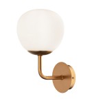 Wall lamps spheres - Maytoni Erich 1xE14 40W wall lamp MOD221-WL-01-G brass - product 1