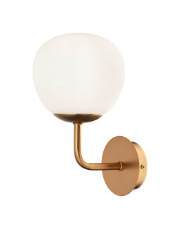 Maytoni Erich 1xE14 40W wall lamp MOD221-WL-01-G brass