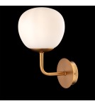 Wall lamps spheres - Maytoni Erich 1xE14 40W wall lamp MOD221-WL-01-G brass - product 2