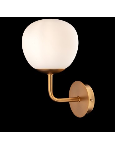 Maytoni Erich 1xE14 40W wall lamp MOD221-WL-01-G brass - product 2