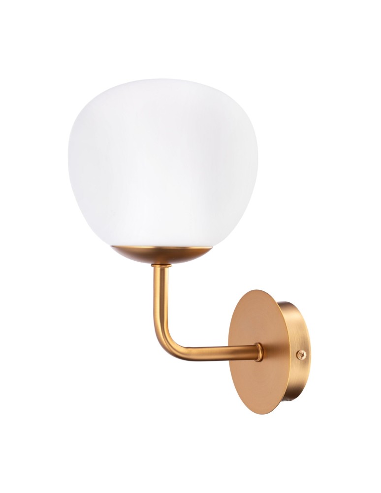 Wall lamps spheres - Maytoni Erich 1xE14 40W wall lamp MOD221-WL-01-G brass - product kolory-swiatla.pl 4