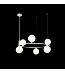 Pendant lamps - Maytoni Ring 6xG9 25W pendant MOD013PL-06W white - product 2