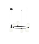 Pendant lamps - Maytoni Ring 6xG9 25W pendant MOD013PL-06B black - product 1