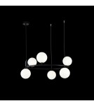 Pendant lamps - Maytoni Ring 6xG9 25W pendant MOD013PL-06B black - product 2