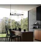Pendant lamps - Maytoni Ring 6xG9 25W pendant MOD013PL-06B black - product 3
