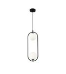 Pendant lamps - Maytoni Ring 2xG9 25W pendant MOD013PL-02B black - product 1