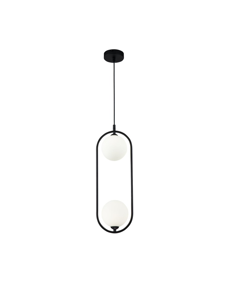 Pendant lamps - Maytoni Ring 2xG9 25W pendant MOD013PL-02B black - product kolory-swiatla.pl 1