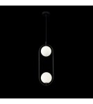 Pendant lamps - Maytoni Ring 2xG9 25W pendant MOD013PL-02B black - product 2