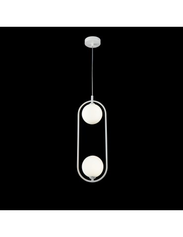 Maytoni Ring 2xG9 25W pendant MOD013PL-02W white - product 2