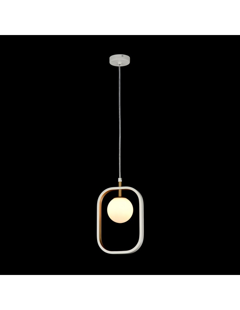 Pendant lamps - Maytoni Avola 1xG9 40W pendant MOD431-PL-01-WG white and gold - product kolory-swiatla.pl 2